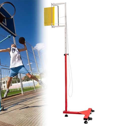 KYZTMHC Vertikalsprung-Messgerät für Jugendliche Sport-Vertikalsprung-Messgerät Verstellbare Höhe Vertikalsprungmessgerät (Color : Yellow, Size : 4.5-9.1ft) von KYZTMHC