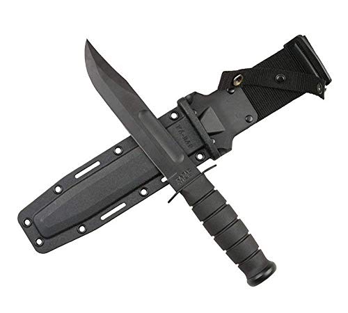 Black Fighting/Utility Knife, Kydex Sheath, 7 in., Plain von Ka-Bar