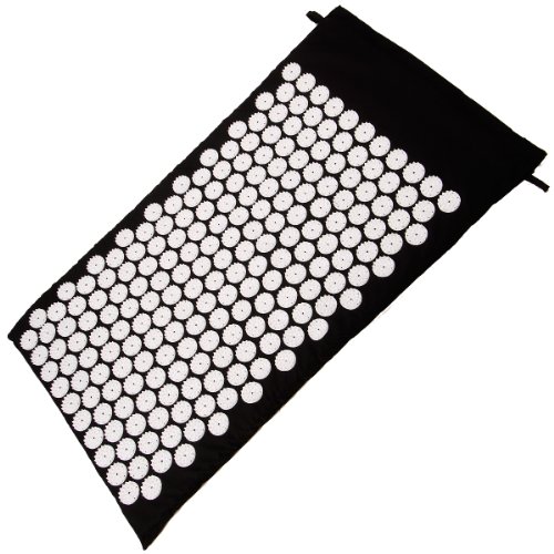 Kabalo Yoga Shakti Spike Mat - Nadelreizmatte Therapiepunkte - Pilate Yoga Mat Bed Acupressure - 74x43x2cm (Grey) - Hause Fitnessgeräte von Kabalo