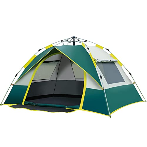 Kabxhueo Zelt 2-4 Personen wasserdicht Camping Zelt Pop Up Zelt Winddichte Ultraleichte Kuppelzelt mit Abnehmbarer Camping Wurfzelt für Trekking, Familien,Camping von Kabxhueo