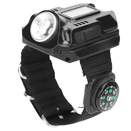 Kadimendium Armband Taschenlampe, LED Armbanduhr Taschenlampe Handgelenk Taschenlampe Licht für das tägliche Camping von Kadimendium