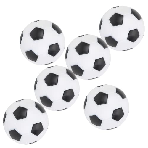 Kadimendium Tischfußball-Ersatz, leicht zu reinigender Mini-Kickerball für alle Tischfußballtische für Tischfußball-Enthusiasten(6 Stück) von Kadimendium