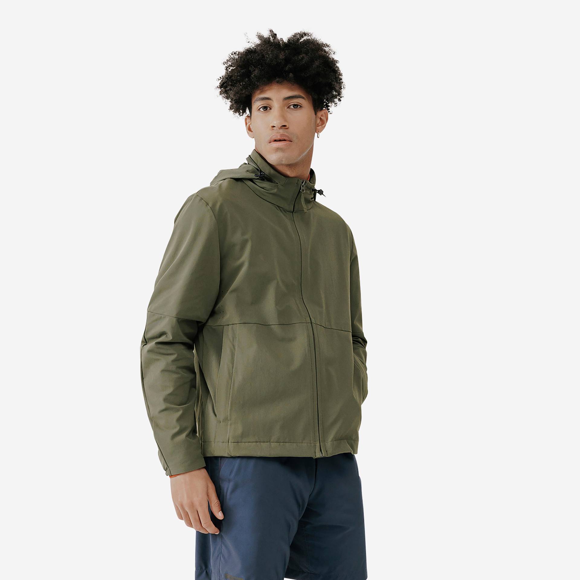 Laufjacke Herren winddicht - Wind 500 khaki von Kiprun