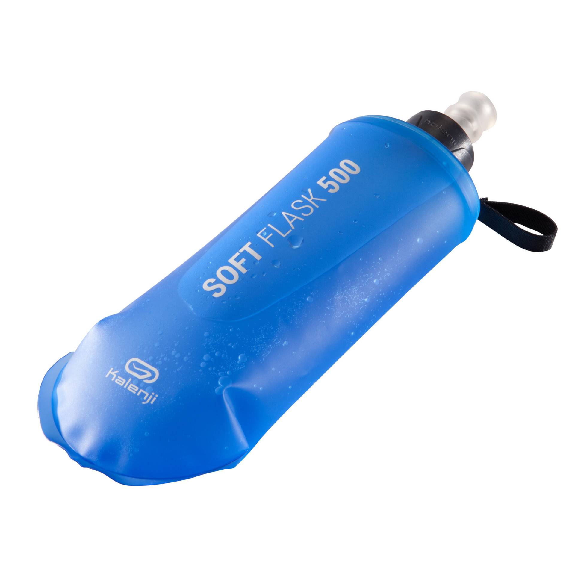 Trinkflasche weich Trail 500 ml blau von Kiprun