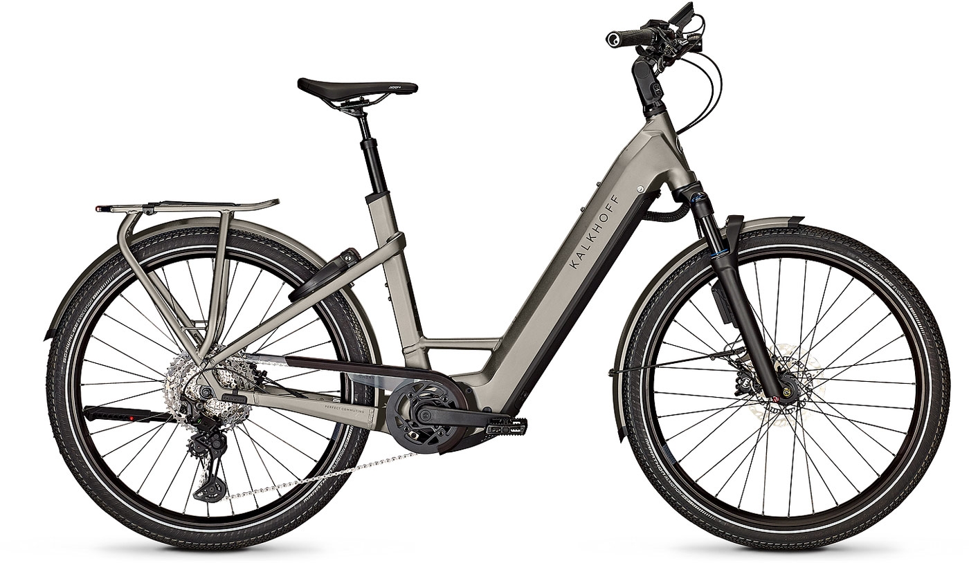 Unisex E-Bike  Kalkhoff Endeavour 7.B Advance + ABS Wave grau . 2023 (Rahmenhöhe: 48 cm | ca. 163 - 180 cm) von Kalkhoff