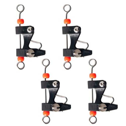 Kalttoy 4 x Ausleger-Clips, Downrigger-Entriegelungsclip mit verstellbarer Spannung von Kalttoy