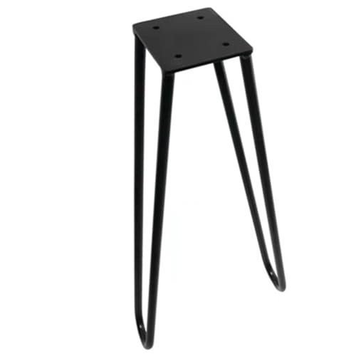 Kangtm 40 cm Metall-Tischbeine, FüßE für MöBel, Esstische, Tischbeine, Skateboard-Schreibtischbeine mit BeinstüTze von Kangtm