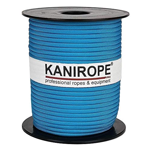 Kanirope® Paracord XPRO ø3,8mm 50m Türkis 32-Fach geflochten von Kanirope