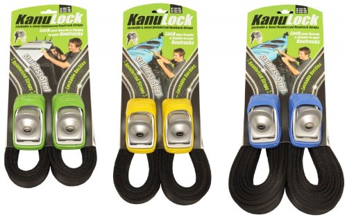 Kanulock Strap Snow/Surf/SUP/Tour - Sicherheits-Gurtbänder (Set), Länge:5.4m von Kanulock