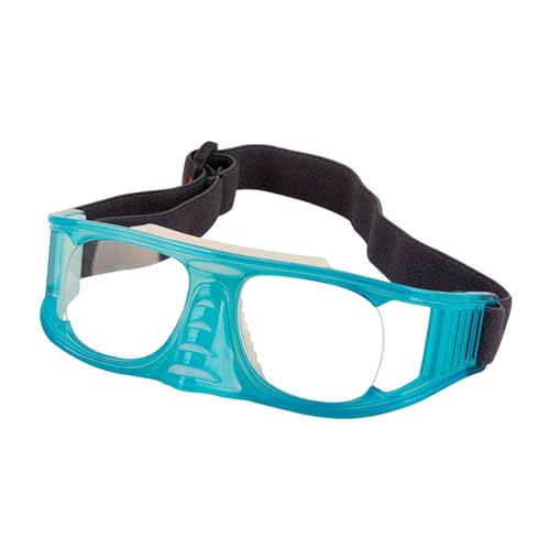 Kaohxzklcn Stoßfestigkeit, Basketball-Schutzbrille, Sportbrille, Basketballbrille, verstellbare Stirnbänder, Schutzbrille, Fahrradbrille, abnehmbare Stirnbänder von Kaohxzklcn