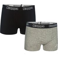 2er Pack Kappa Trunk Boxershorts 002 schwarz/grau M von Kappa