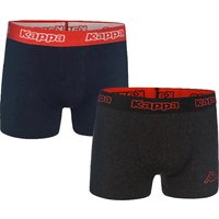 2er Pack Kappa Trunk Boxershorts 004 dunkelblau/anthrazit L von Kappa