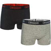 2er Pack Kappa Trunk Boxershorts 005 anthrazit/grau XL von Kappa