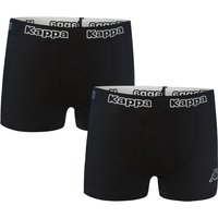 2er Pack Kappa Trunk Boxershorts 007 schwarz/schwarz XL von Kappa