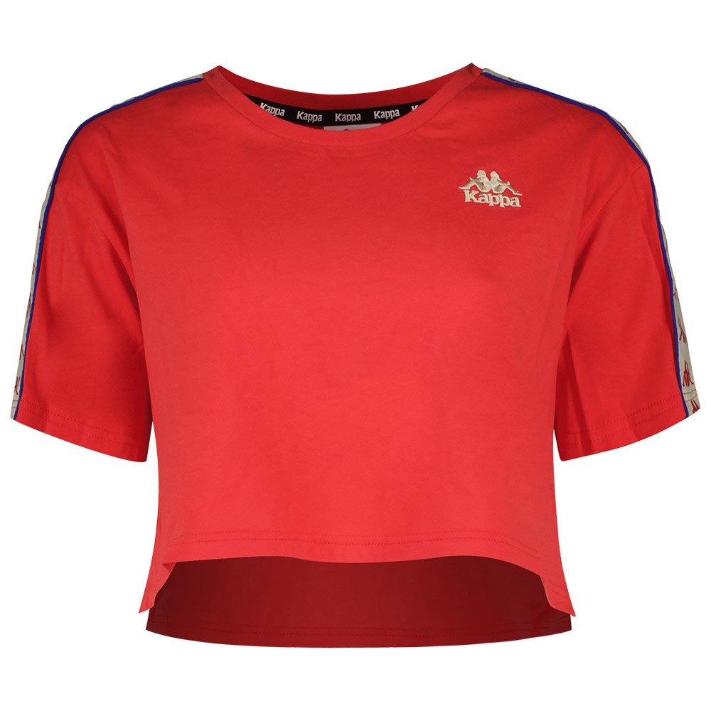 Kappa Apua Authentic Short Sleeve T-shirt Rot S Frau von Kappa