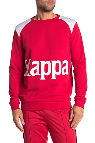 Kappa Bernel Authentic Sweatshirt, Herren, rot, XS von Kappa