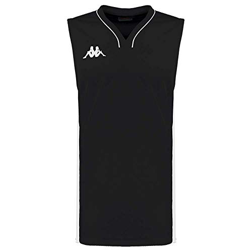 Kappa Cairo Basketball-Shirt, Herren Einheitsgröße Schwarz 14Y / 164cm von Kappa
