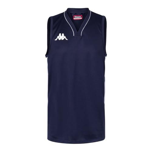 Kappa Cairo Basketball-Shirt, Herren Einheitsgröße blau/weiß 10Y / 140cm von Kappa