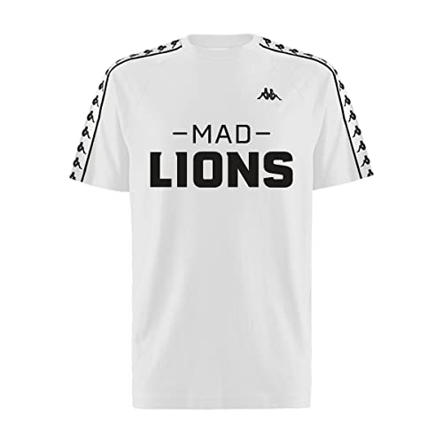 Kappa Coen Mad Löwen T-Shirt, weiß, S von Kappa