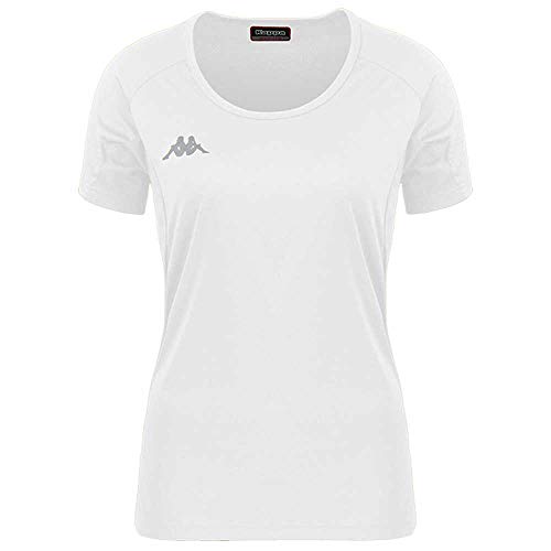 Kappa Damen Fania Technisches T-Shirt, weiß, 10Y von Kappa