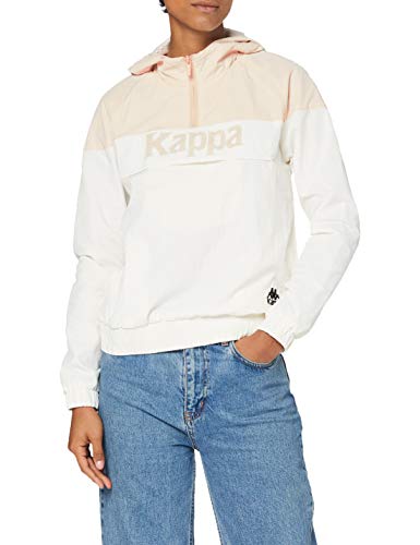 Kappa Damen Yip Weste, Weiß / Pink, XL von Kappa