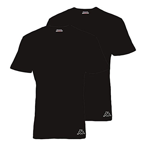 Kappa EWAS 2 Unisex T-Shirt, Black, M von Kappa