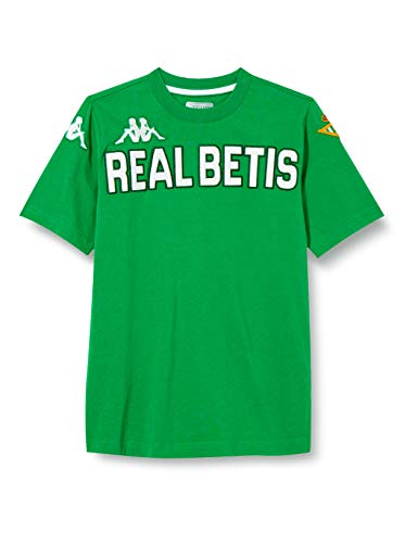 Kappa Eroi Betis T-Shirt Unisex Kinder, Unisex Kinder, Unterhemd, 31157DW_A00_6Y, grün, 6 años von Kappa