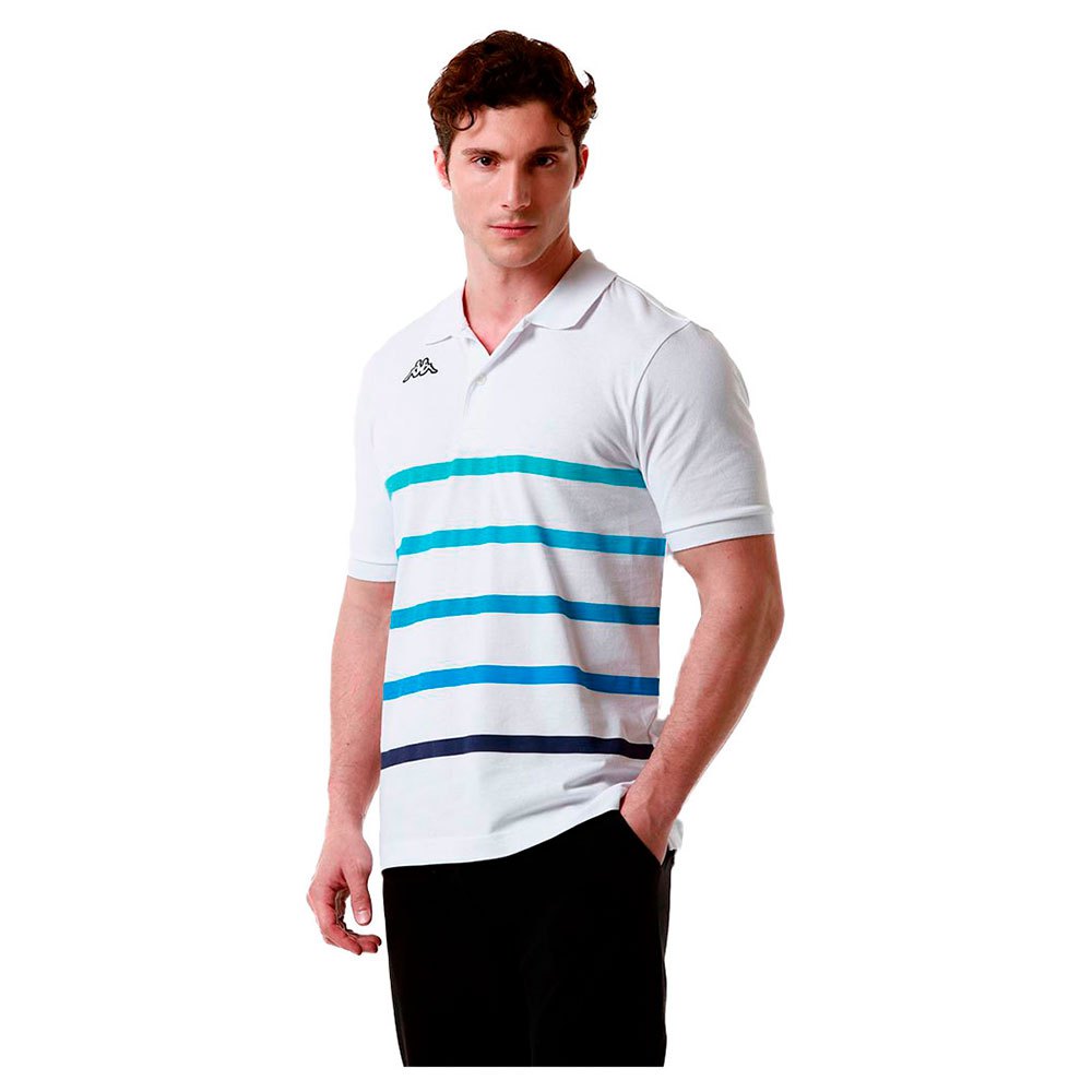 Kappa Feystripe Short Sleeve T-shirt Weiß XL Mann von Kappa