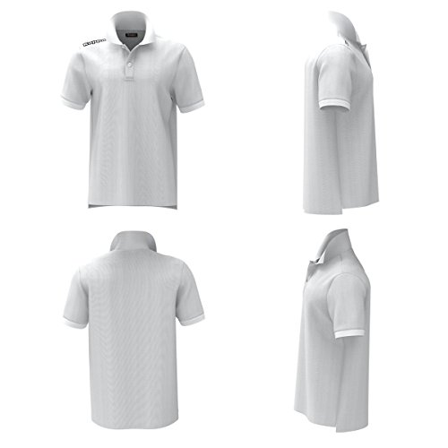 Kappa Herren 4golf Polo MSS Shirt, weiß, S von Kappa