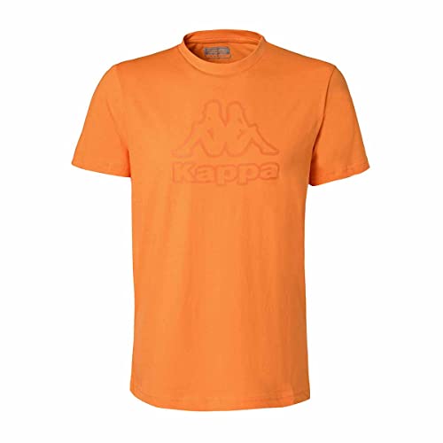 Kappa Herren Cremy T-Shirt, Orange, 3XL von Kappa