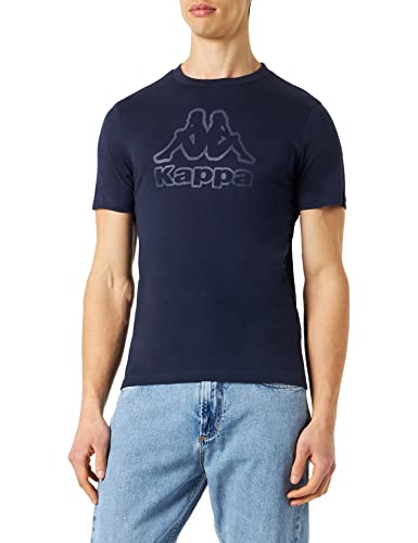 Kappa Herren Cremy Tee t-Shirt, blau, 4X-Large von Kappa