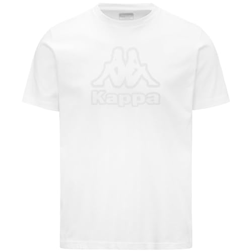 Kappa Herren Cremy Tee Tshirt, weiß, M von Kappa