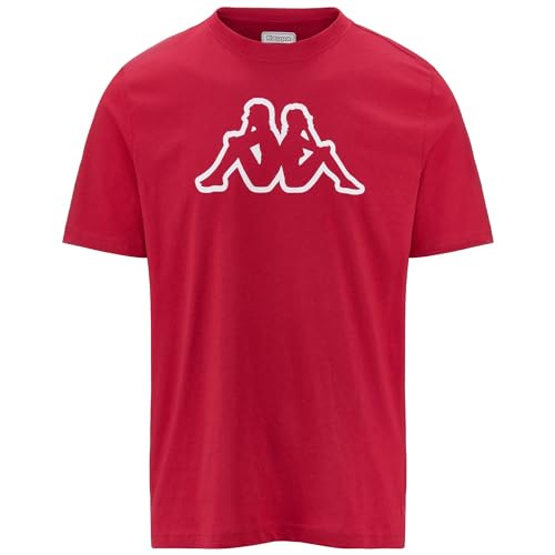 Kappa Herren Cromen Logo T-Shirt, rot, M von Kappa