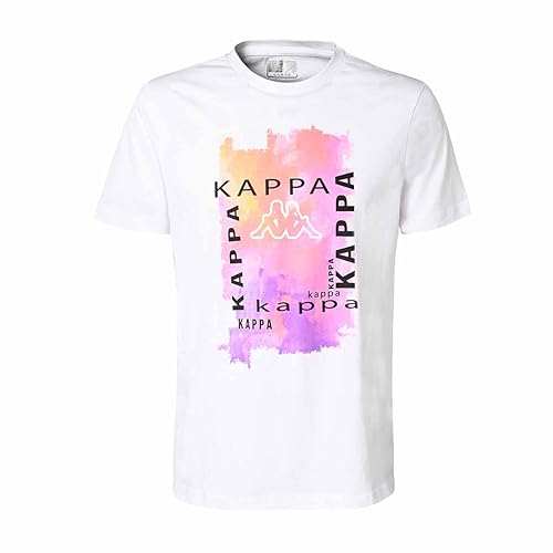 Kappa Herren Emiro Tbar Tshirt, weiß, XXL von Kappa