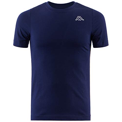 Kappa Herren Logo CAFERS Slim T-Shirt, blau, M von Kappa