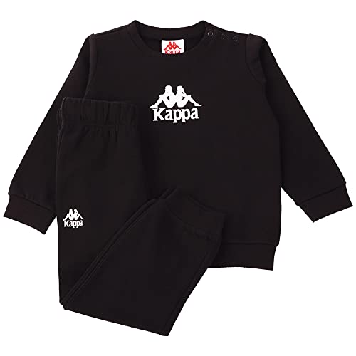 Kappa Kinder Jogginganzug 709486M Unisex Kids Suit | Langarm Sweatshirt I Jogging Hose I Jogginganzug I Caviar I 98-104 von Kappa