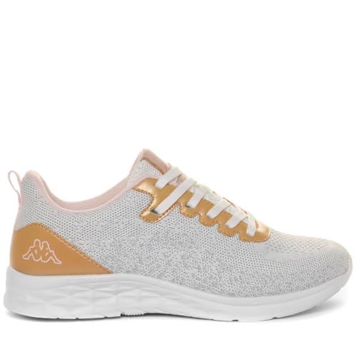 Kappa Logo Rostiew Sportschuhe, niedrig, bequem und stilvoll, Weiß und Beige, Größe 39 von Kappa