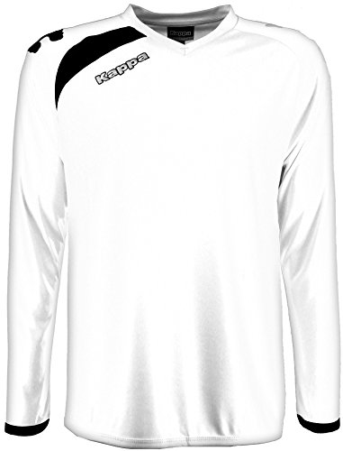 Kappa Pavie LS Shirt Fußball, Unisex Erwachsene, Unisex – Erwachsene, Pavie LS, weiß von Kappa