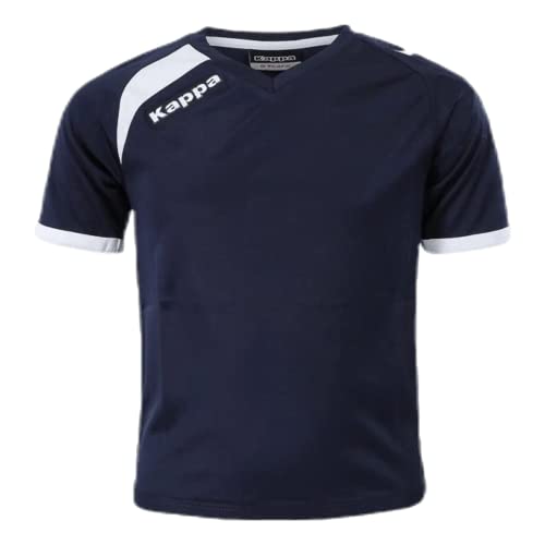 Kappa Pavie SS Shirt Fußball, Unisex Erwachsene, Unisex – Erwachsene, Pavie SS, Marineblau von Kappa