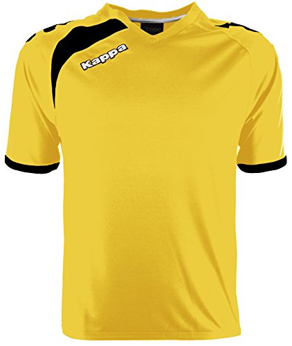 Kappa Pavie SS Shirt Fußball, Unisex Erwachsene, Unisex – Erwachsene, Pavie SS, gelb von Kappa