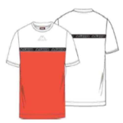 Kappa S2021876 Kurzarm-T-Shirt für Herren, bunt, Estándar von Kappa