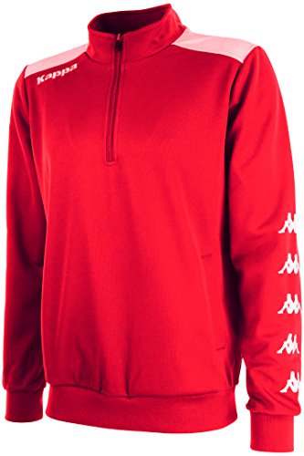 Kappa Sacco Sweatshirt, Unisex Erwachsene, Unisex – Erwachsene, Sacco, rot von Kappa