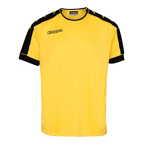 Kappa Tanis SS Shirt Fußball, Unisex Erwachsene, Unisex – Erwachsene, Tanis SS, gelb von Kappa