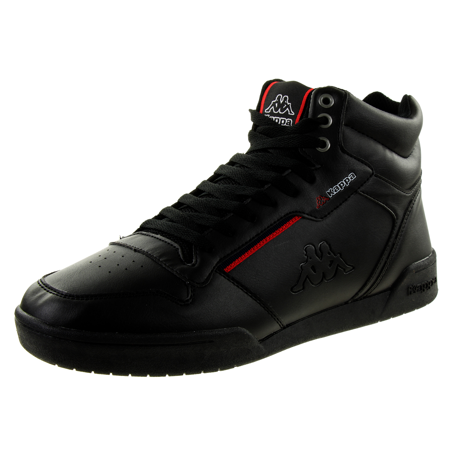 Kappa Unisex Hoher Sneaker 242764 schwarz von Kappa