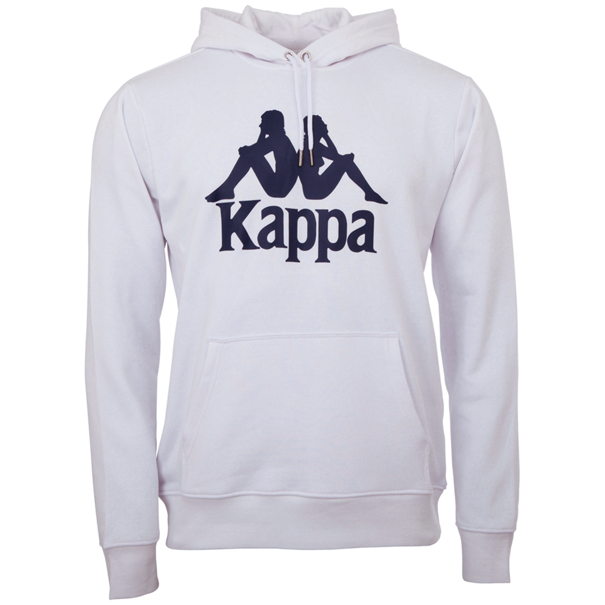 Kappa Unisex Hooded Sweatshirt white 705322 001 S von Kappa
