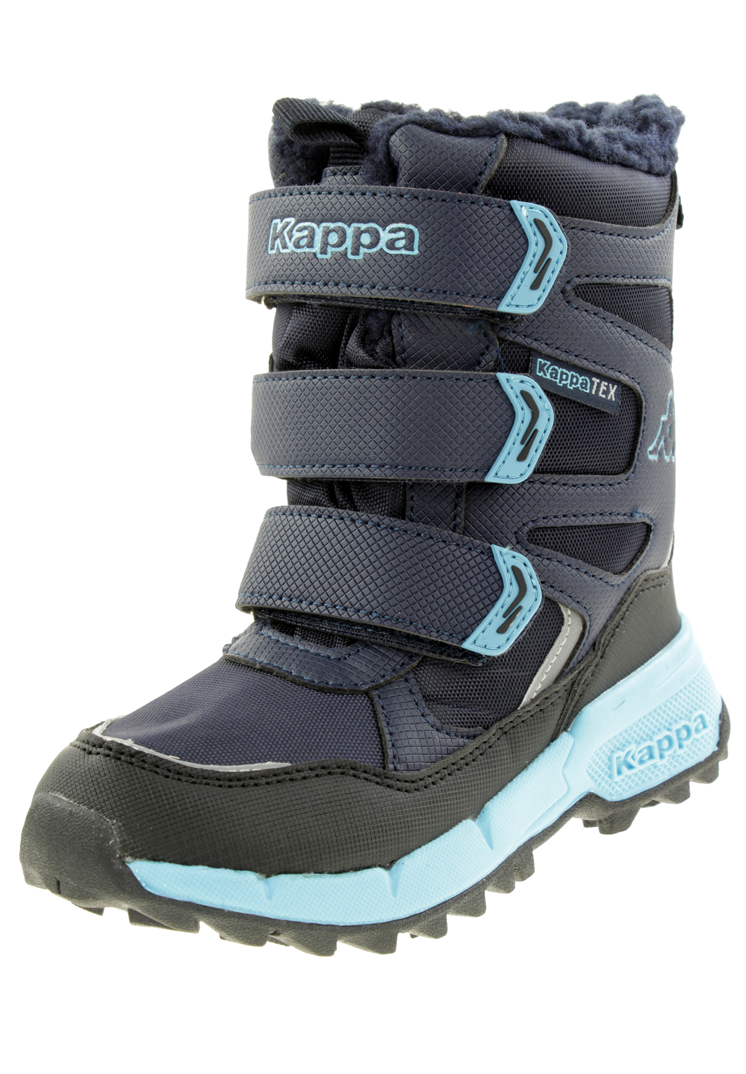 Kappa Unisex Kinder Stiefel Winterschuh gefüttert blau 260902K von Kappa