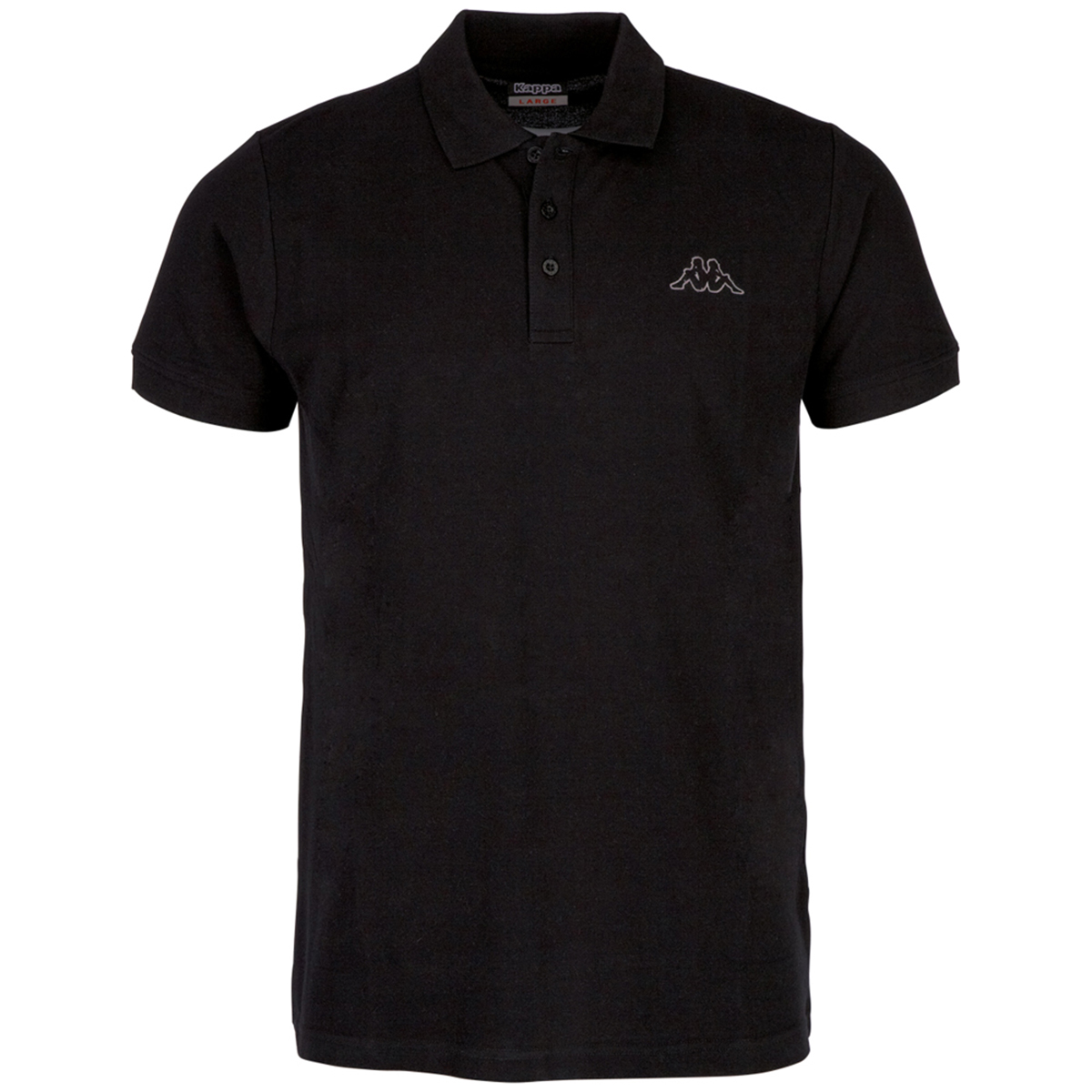 Kappa Unisex Polo Shirt Damen Herren 303173 schwarz von Kappa