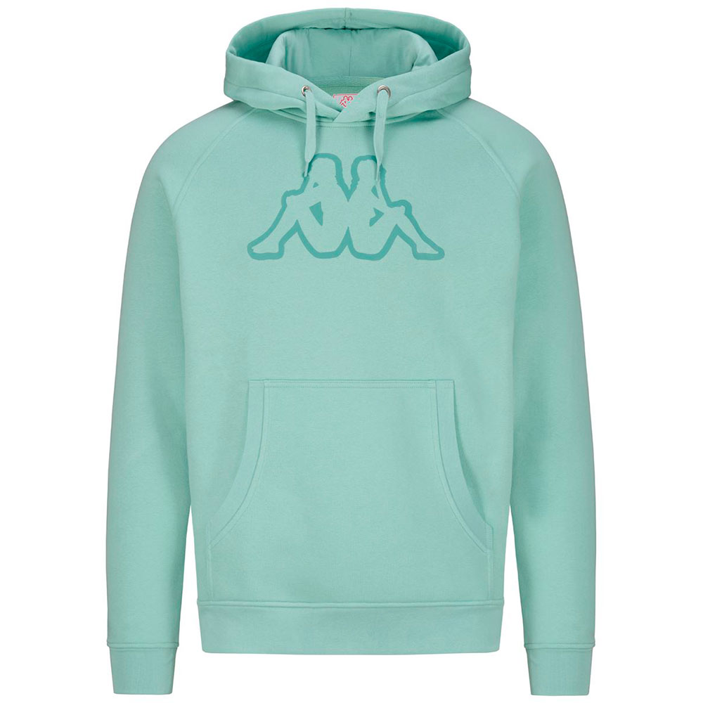 Kappa Zaiver Logo Hoodie Grün M Mann von Kappa