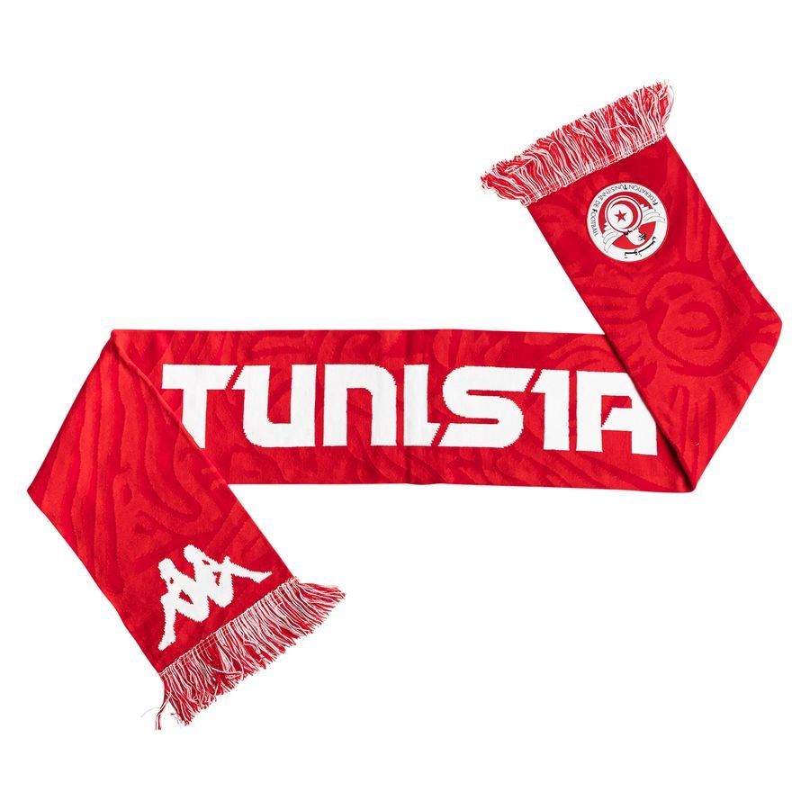 Tunesien Fanschal - Rot/Weiß von Kappa