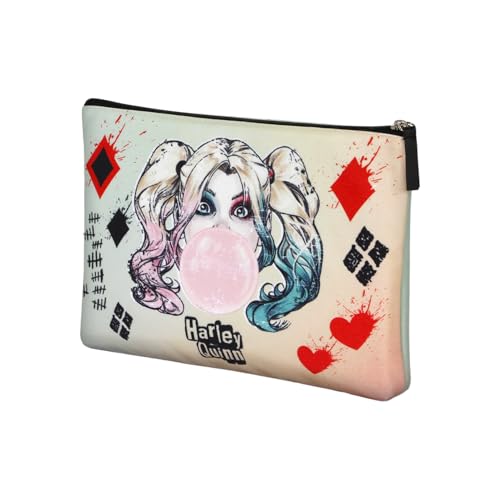 Harley Quinn Mad Love-Soleil Kulturbeutel, Beige, 30,5 x 22,5 cm von Karactermania